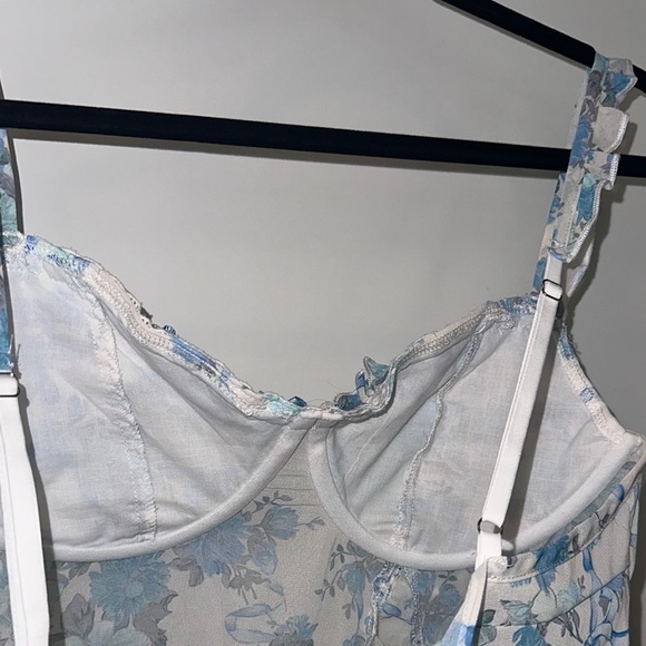 Edikted Floral Sweetheart Floral Corset Cami  Bra Top. NWT - Picture 7 of 15